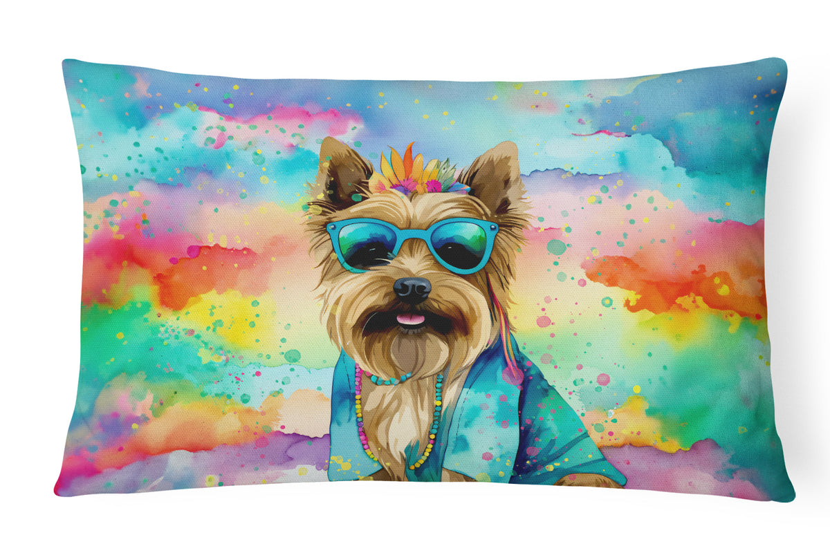 Buy this Cairn Terrier Hippie Dawg Fabric Decorative Pillow