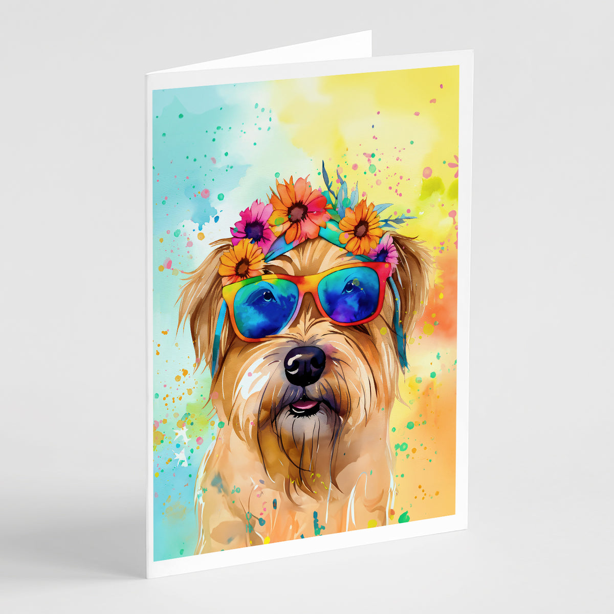 Buy this Cairn Terrier Hippie Dawg Greeting Cards Pack of 8