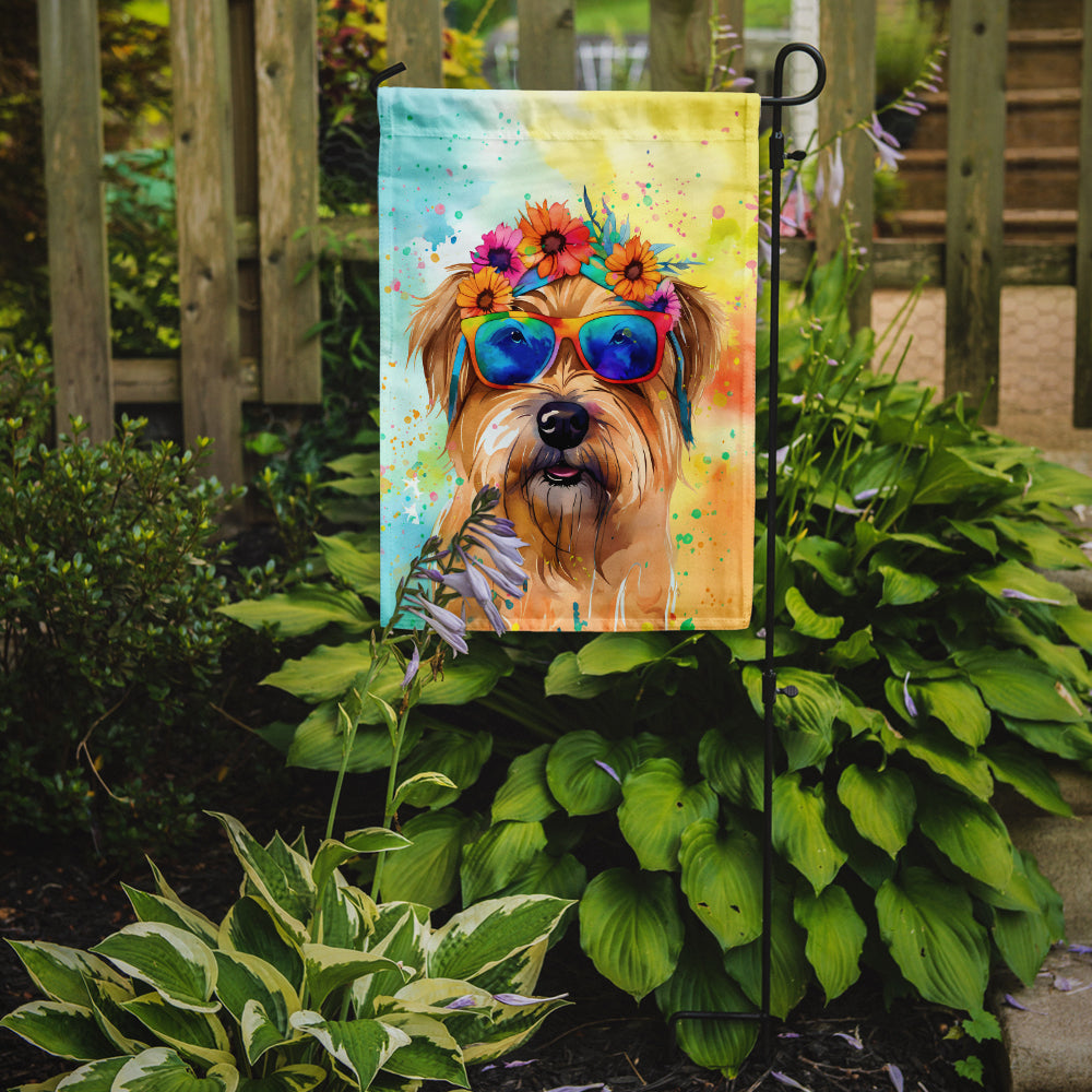 Cairn Terrier Hippie Dawg Garden Flag