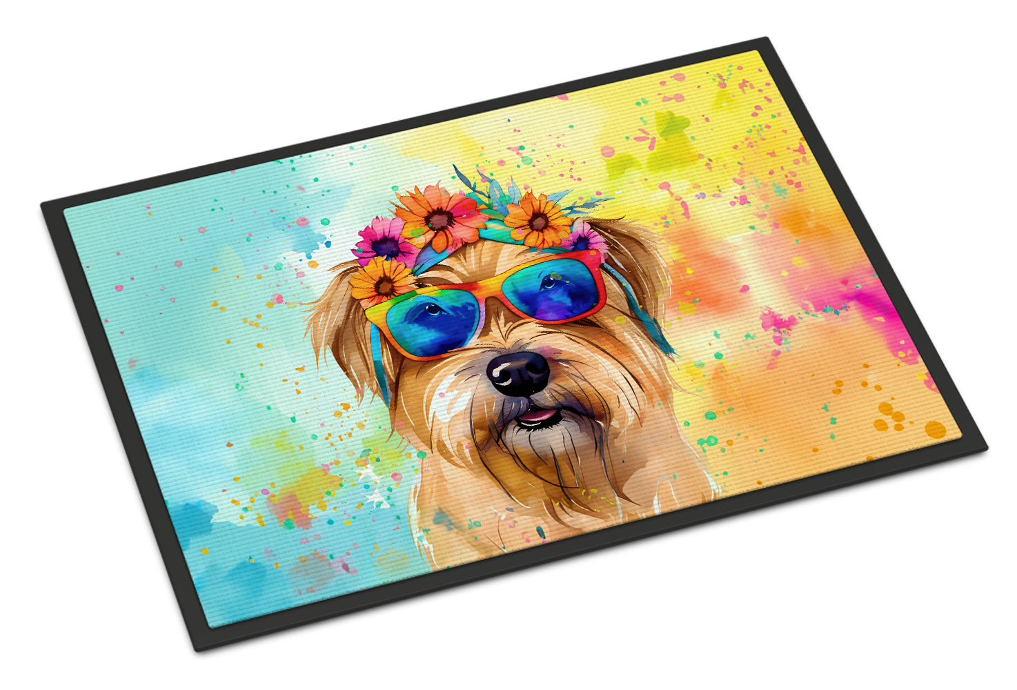 Buy this Cairn Terrier Hippie Dawg Indoor or Outdoor Mat 24x36