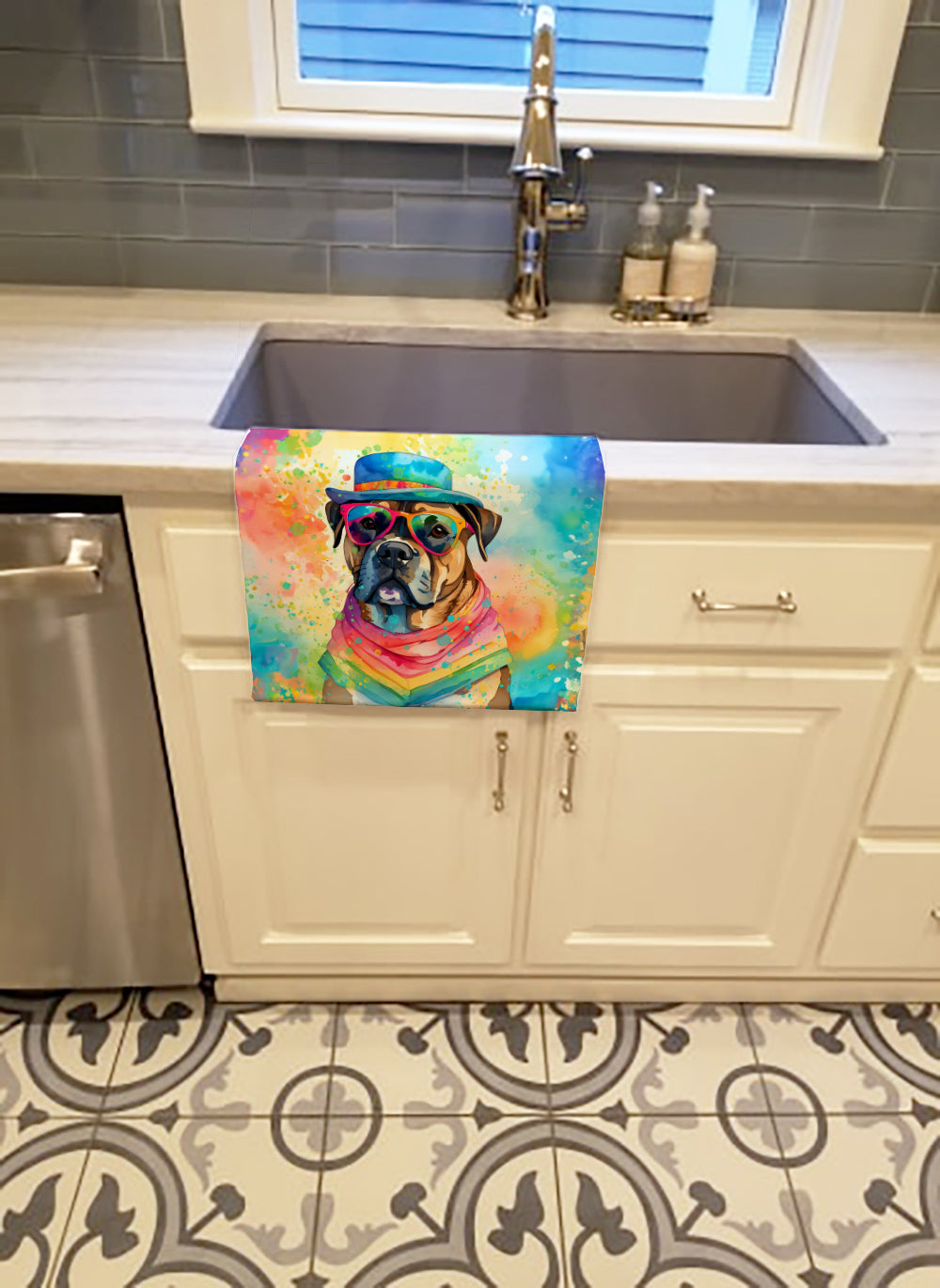 Cane Corso Hippie Dawg Kitchen Towel