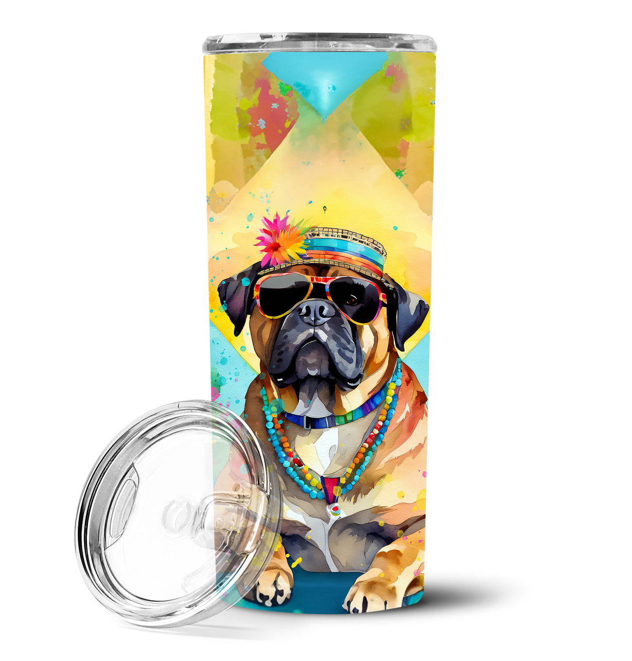 Buy this Cane Corso Hippie Dawg Stainless Steel Skinny Tumbler