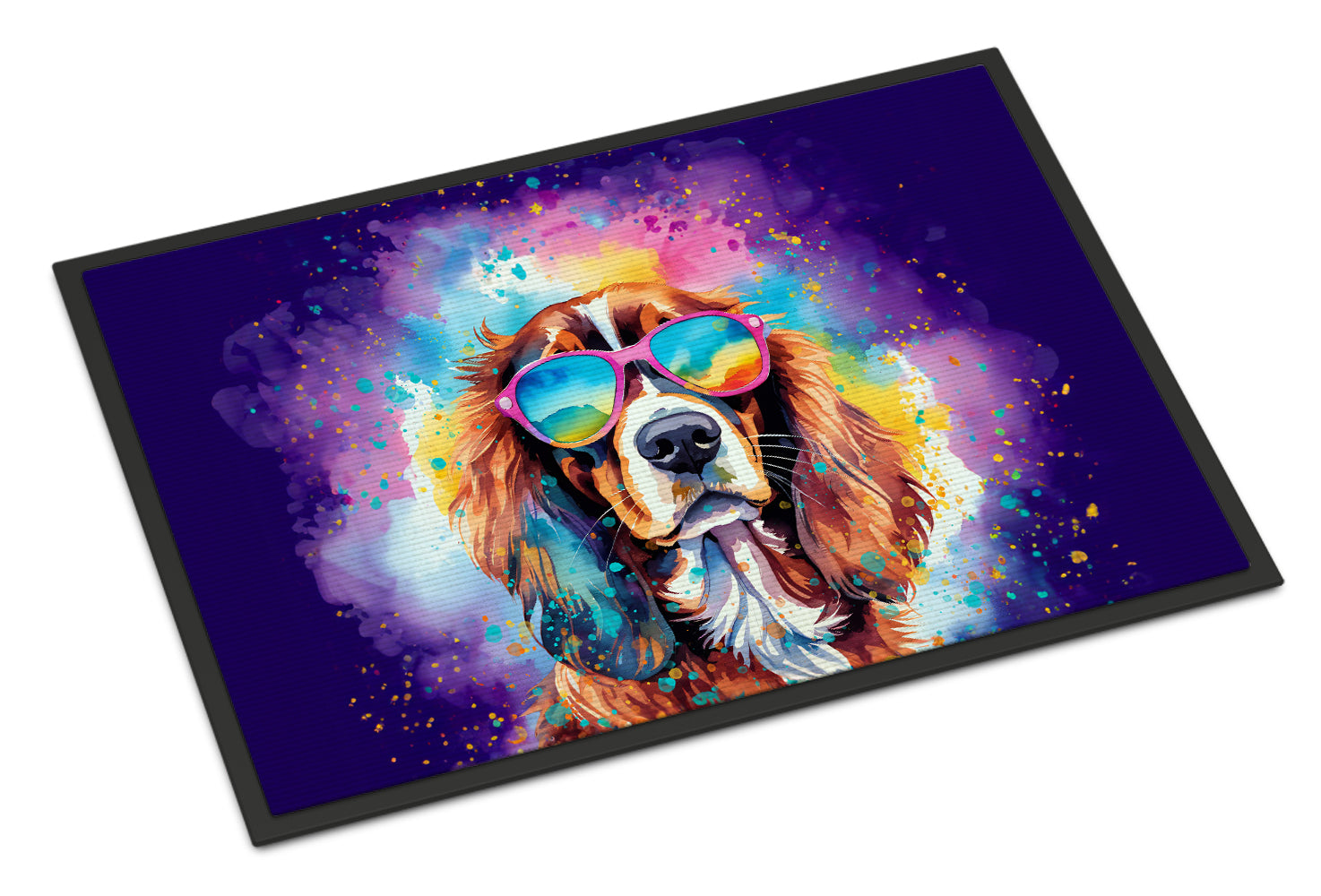 Buy this Cavalier Spaniel Hippie Dawg Doormat