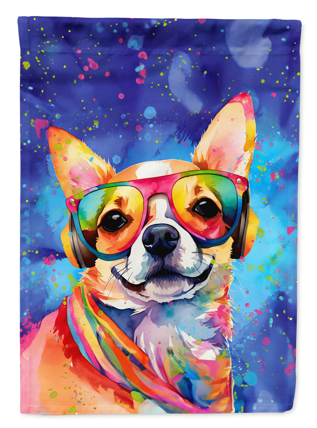 Buy this Chihuahua Hippie Dawg Garden Flag