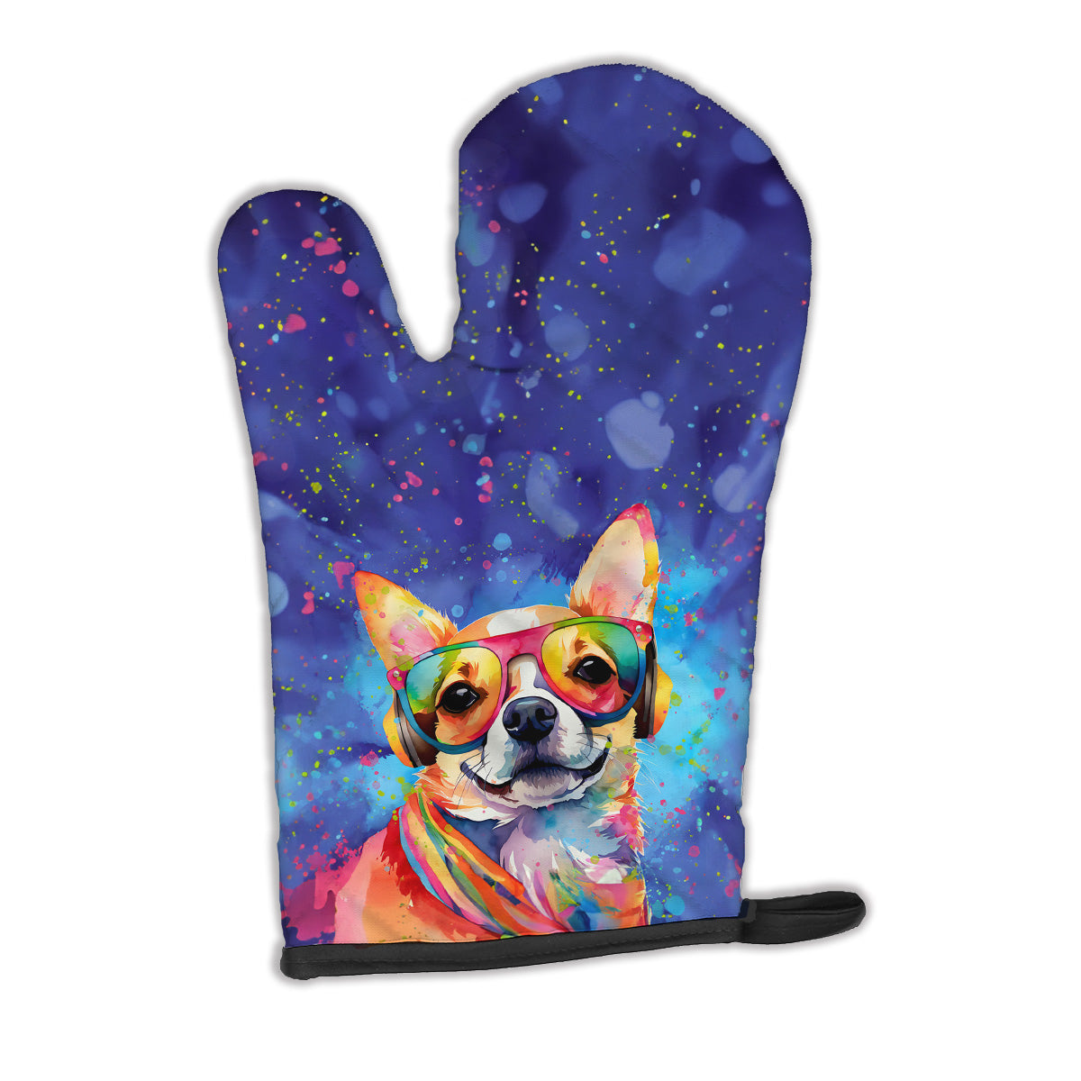 Buy this Chihuahua Hippie Dawg Oven Mitt