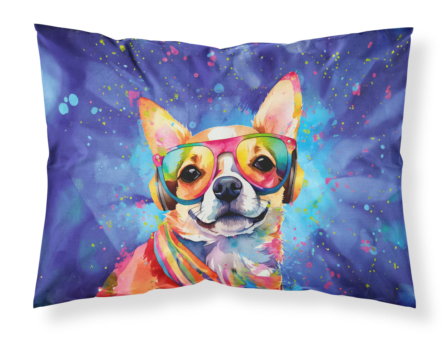 Buy this Chihuahua Hippie Dawg Standard Pillowcase