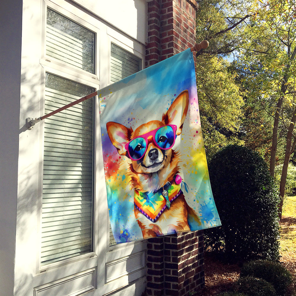 Buy this Chihuahua Hippie Dawg House Flag