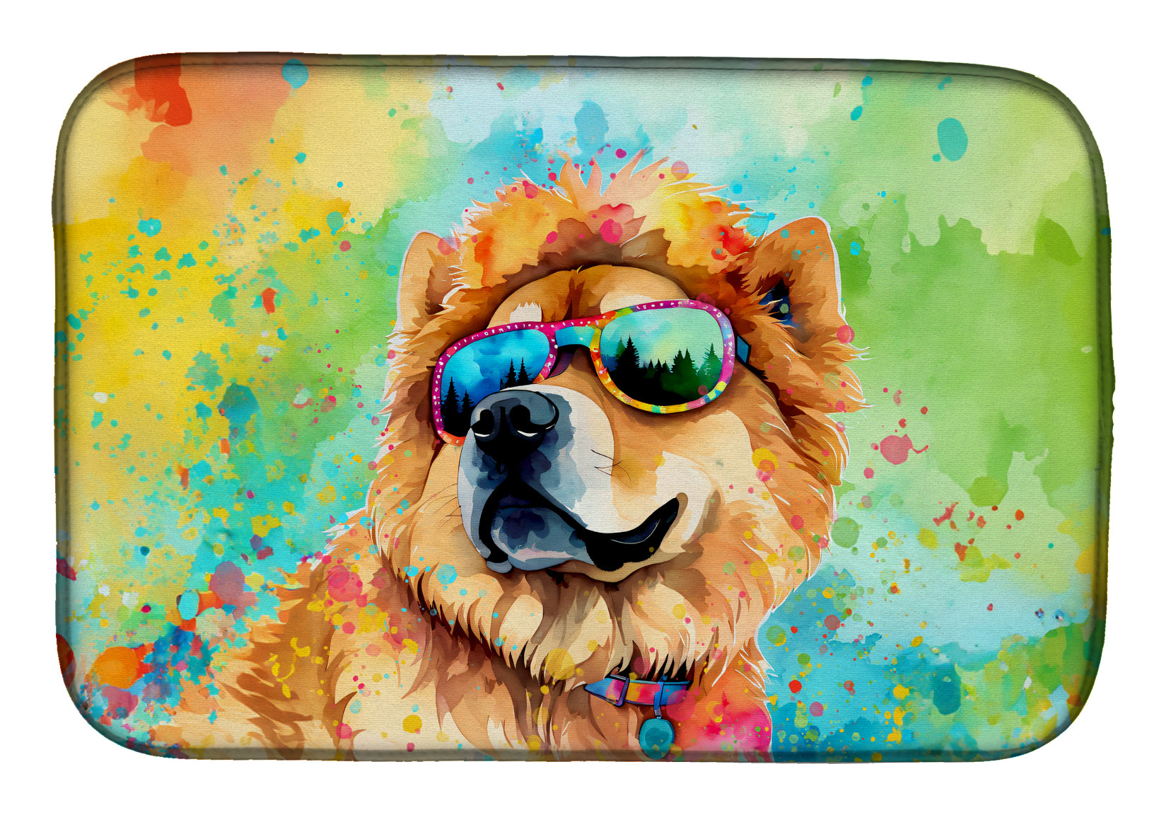 Buy this Chow Chow Hippie Dawg Dish Drying Mat
