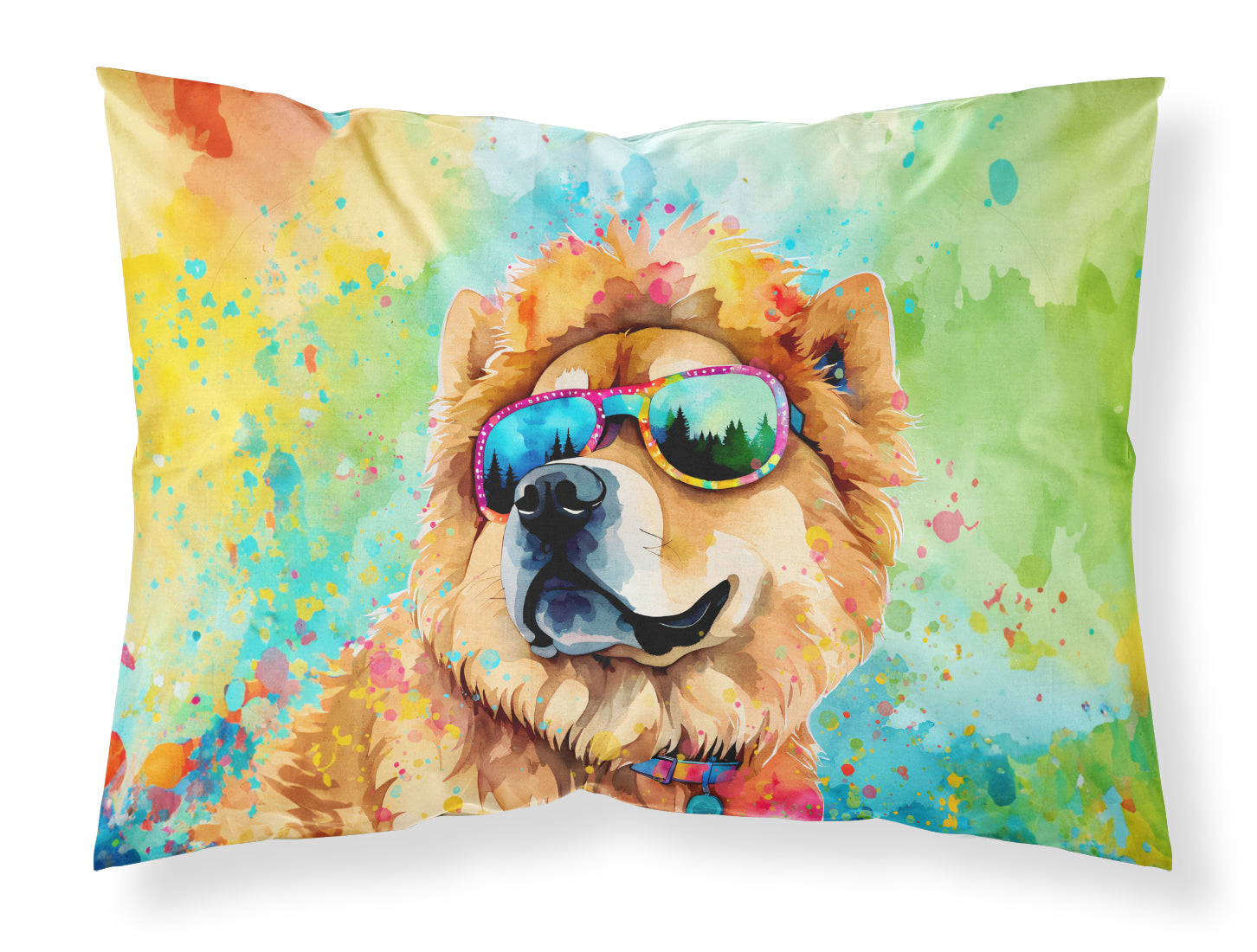Buy this Chow Chow Hippie Dawg Standard Pillowcase