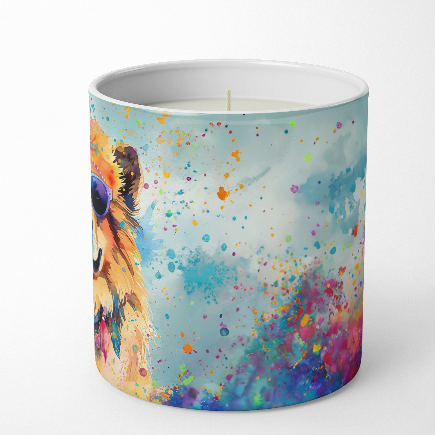 Chow Chow Hippie Dawg Decorative Soy Candle