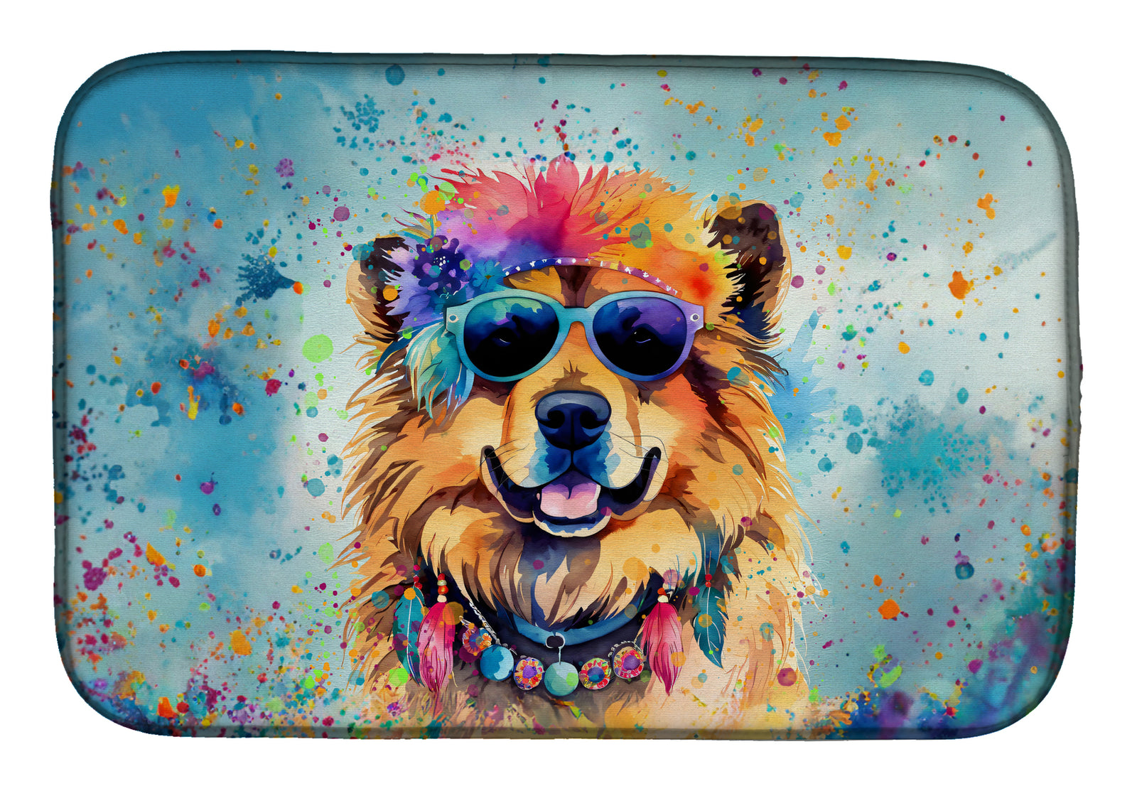 Buy this Chow Chow Hippie Dawg Dish Drying Mat