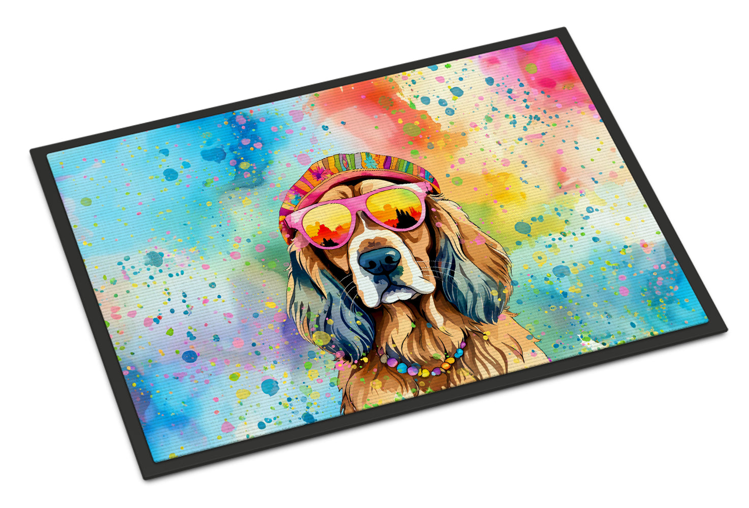 Buy this Cocker Spaniel Hippie Dawg Doormat