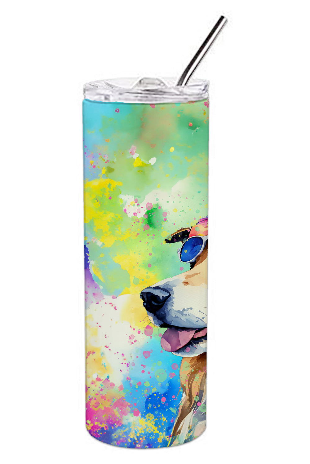 Collie Hippie Dawg Stainless Steel Skinny Tumbler