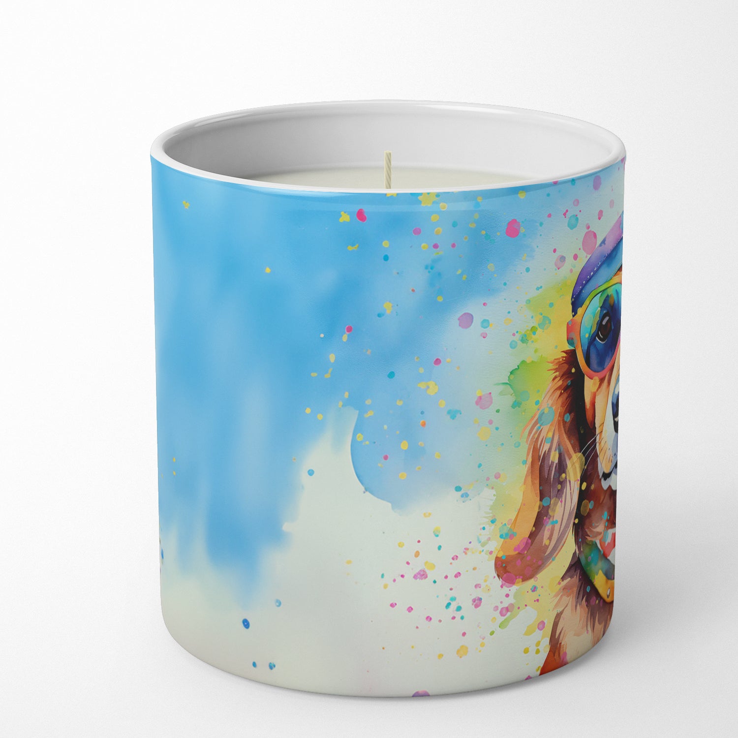 Dachshund Hippie Dawg Decorative Soy Candle