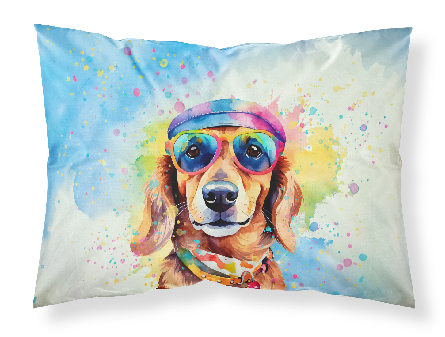 Buy this Dachshund Hippie Dawg Standard Pillowcase