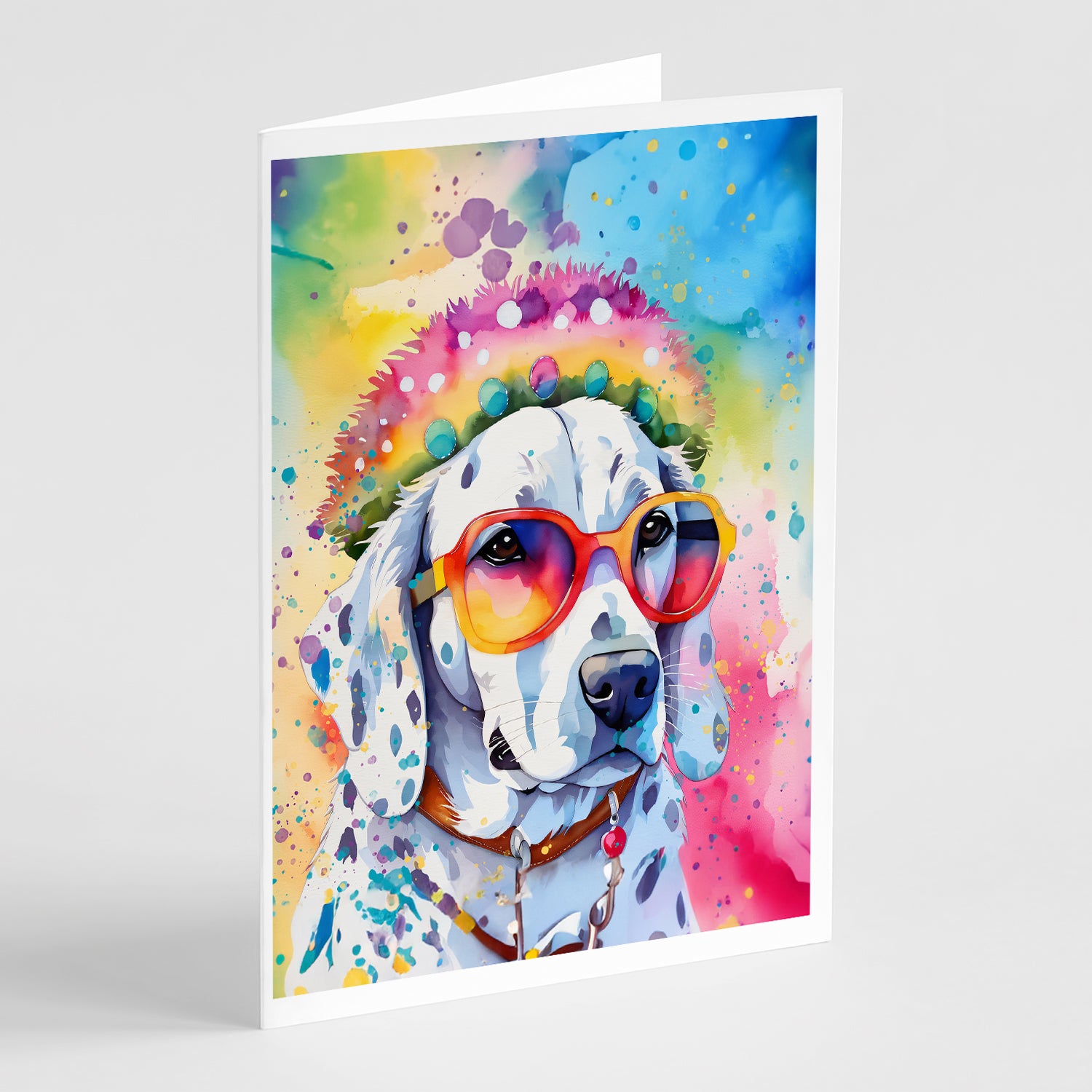 Buy this Dalmatian Hippie Dawg Greeting Cards Pack of 8