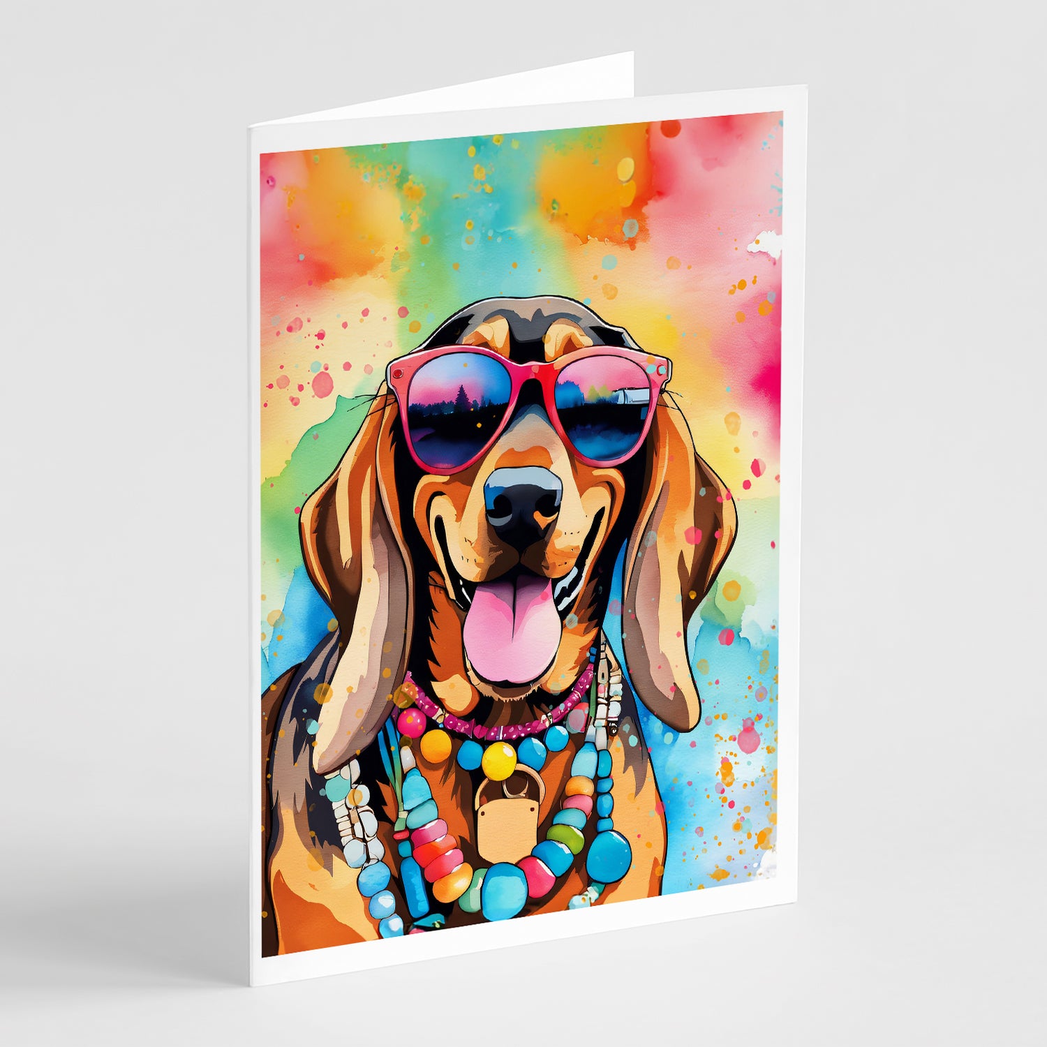 Buy this Doberman Pinscher Hippie Dawg Greeting Cards Pack of 8