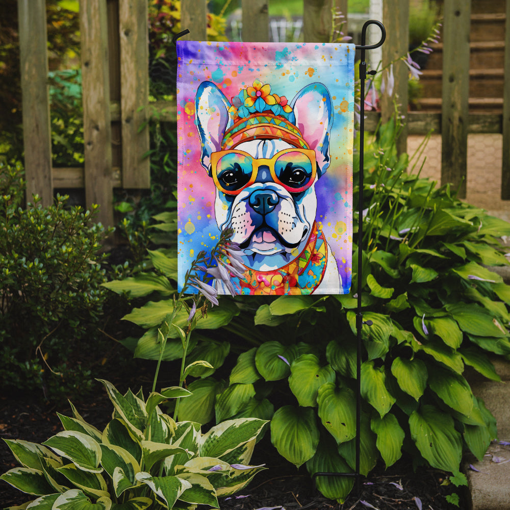 Buy this French Bulldog Hippie Dawg Garden Flag