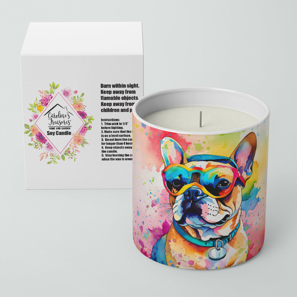 Buy this French Bulldog Hippie Dawg Decorative Soy Candle