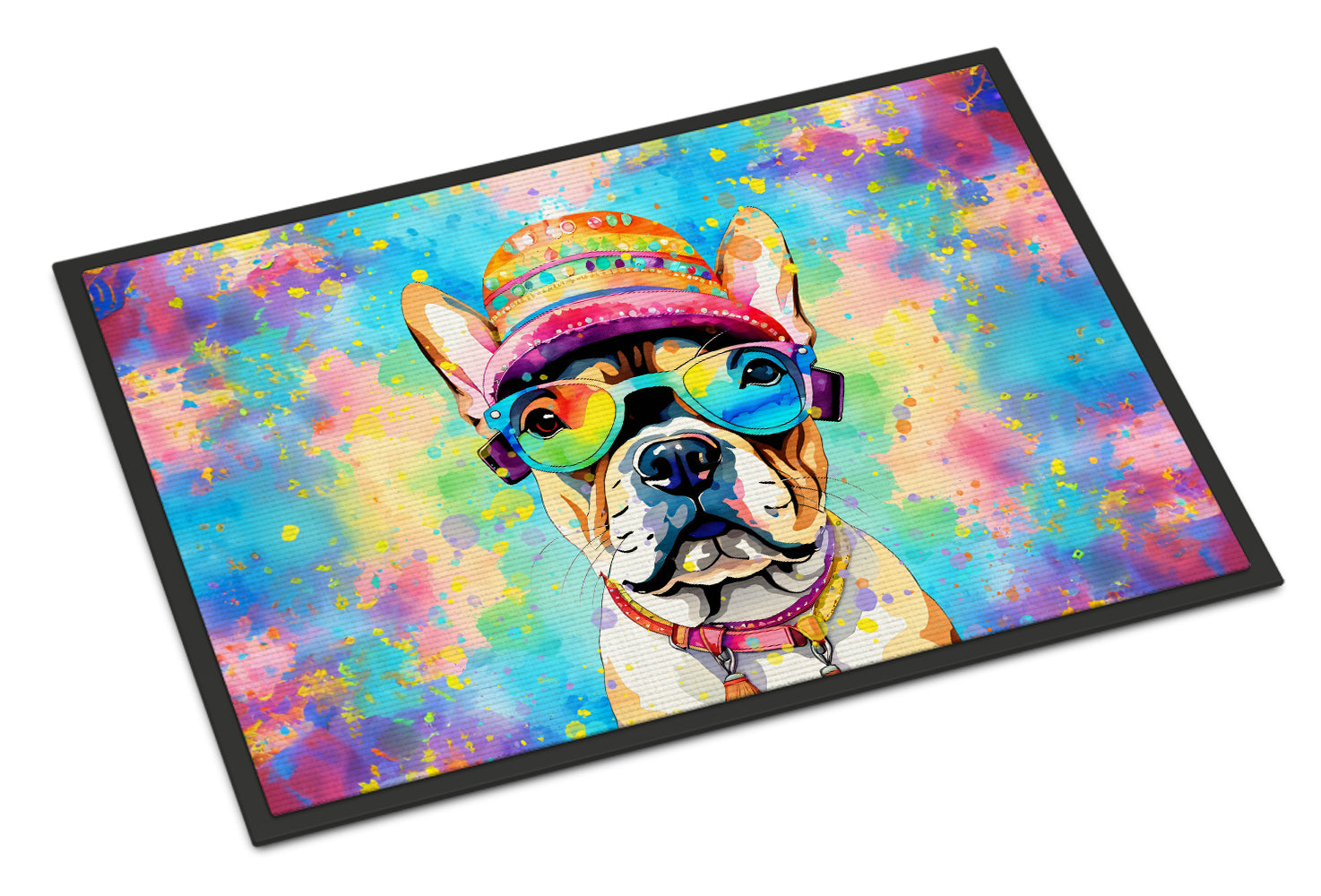 Buy this French Bulldog Hippie Dawg Doormat