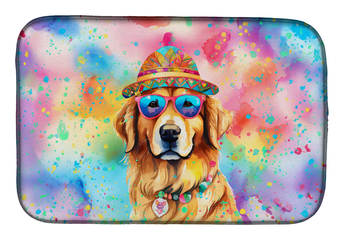 Buy this Golden Retriever Hippie Dawg Dish Drying Mat
