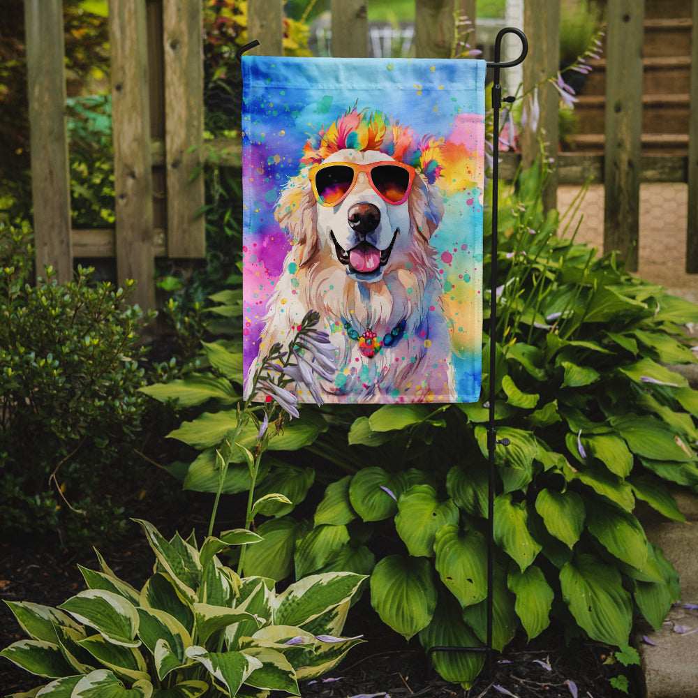 Buy this Great Pyrenees Hippie Dawg Garden Flag