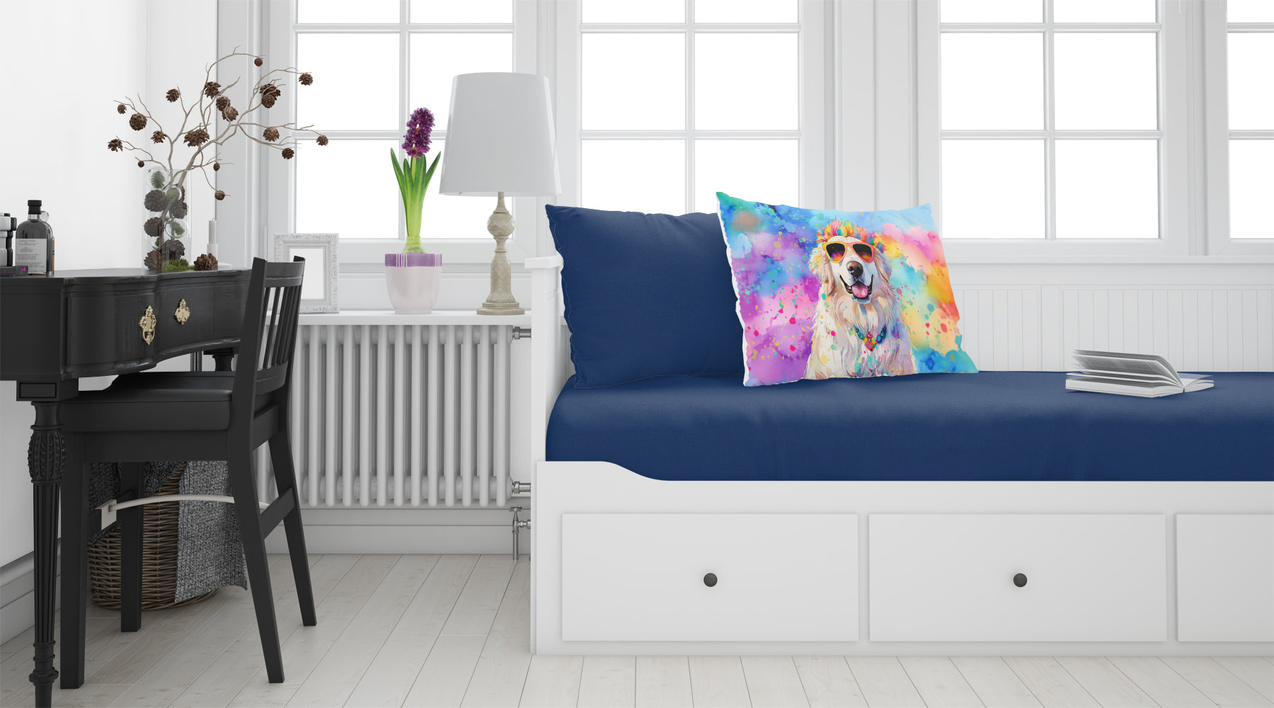 Buy this Great Pyrenees Hippie Dawg Standard Pillowcase