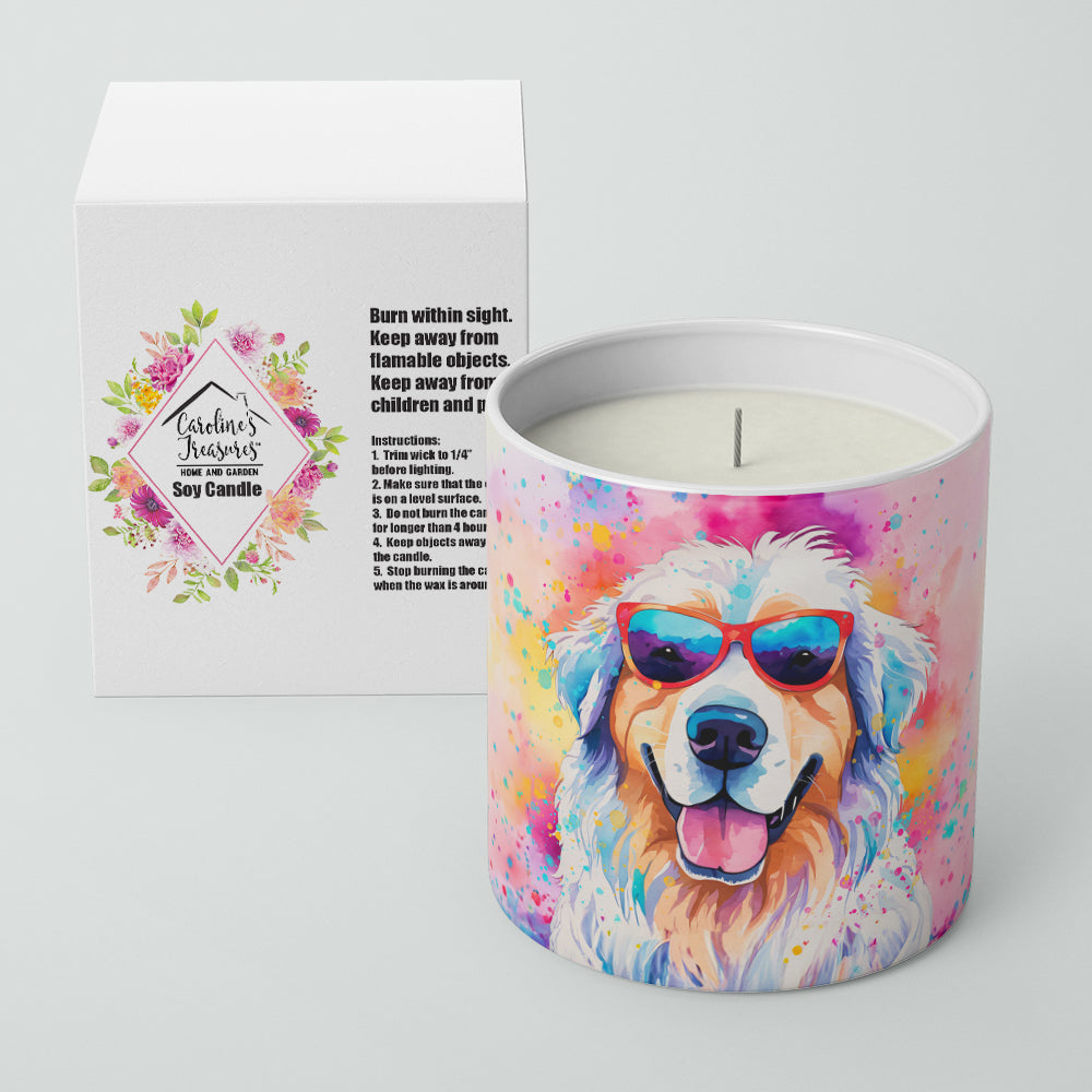 Great Pyrenees Hippie Dawg Decorative Soy Candle