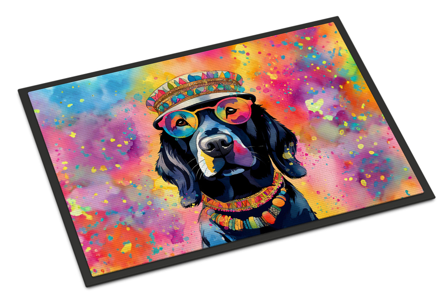 Buy this Black Labrador Hippie Dawg Doormat