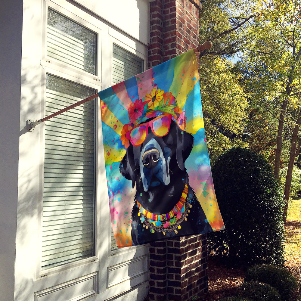 Buy this Black Labrador Hippie Dawg House Flag