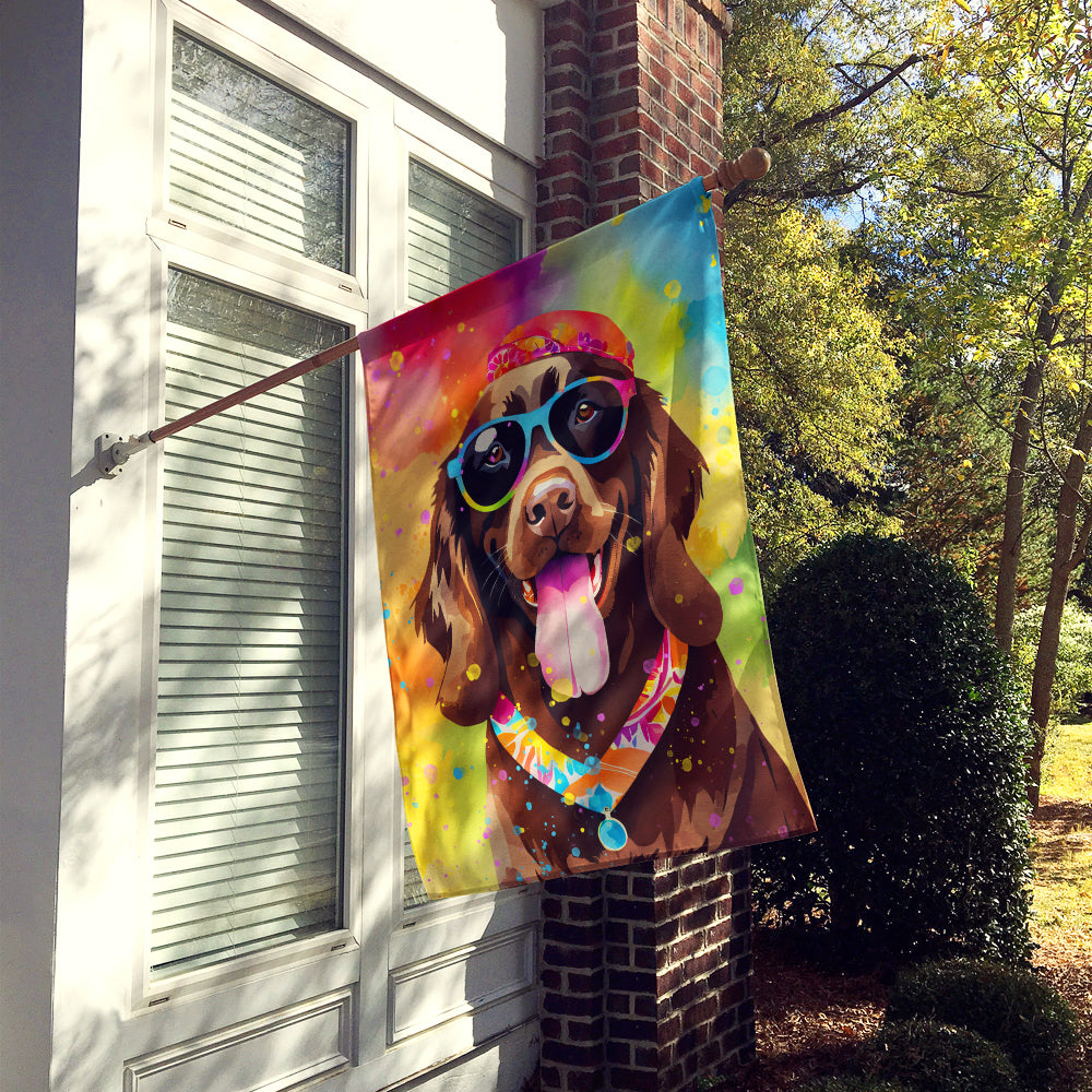 Buy this Chocolate Labrador Hippie Dawg House Flag