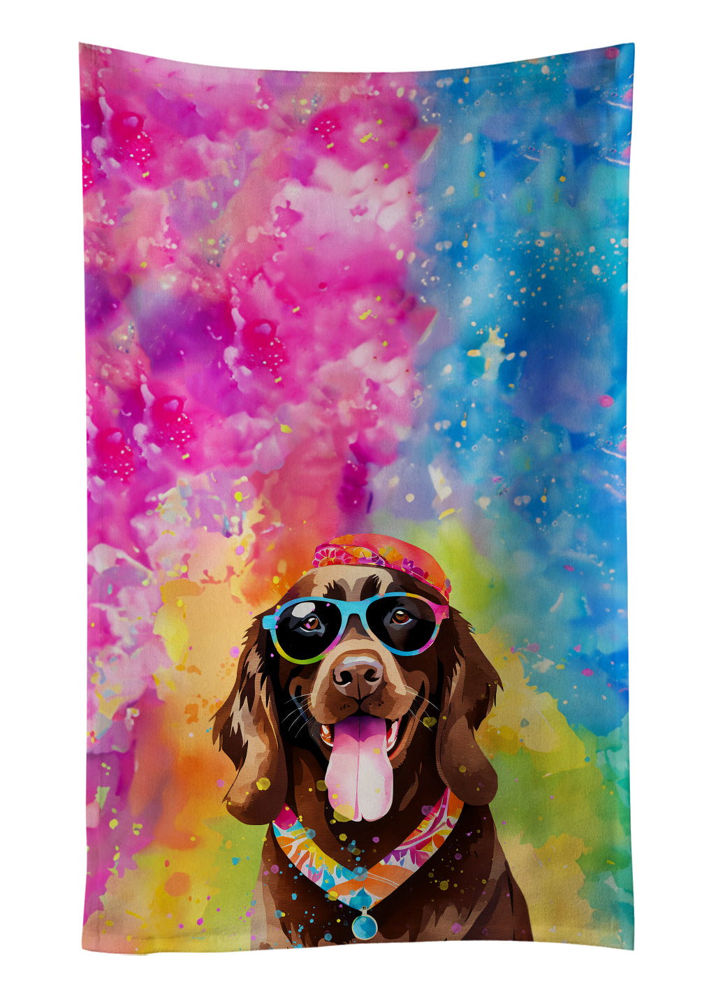 Buy this Chocolate Labrador Hippie Dawg Kitchen Towel