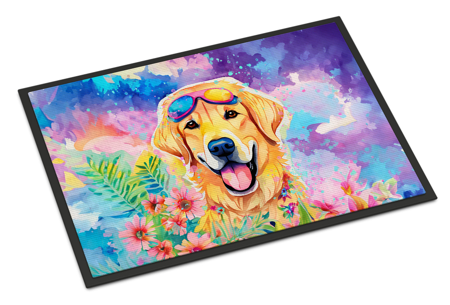 Buy this Yellow Labrador Hippie Dawg Doormat