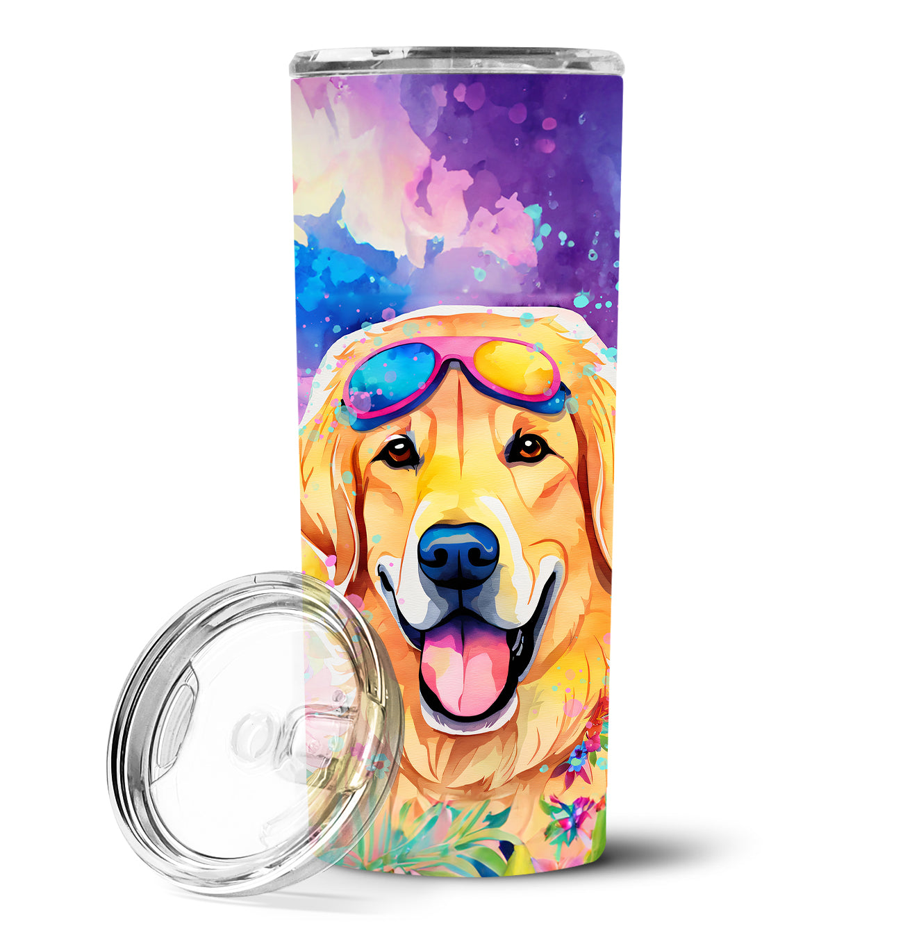 Buy this Yellow Labrador Hippie Dawg Stainless Steel Skinny Tumbler