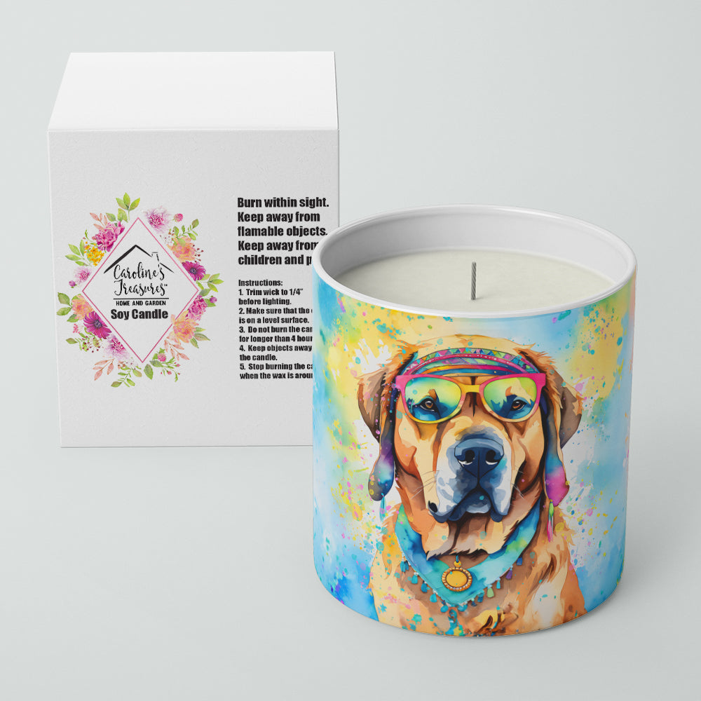 Mastiff Hippie Dawg Decorative Soy Candle