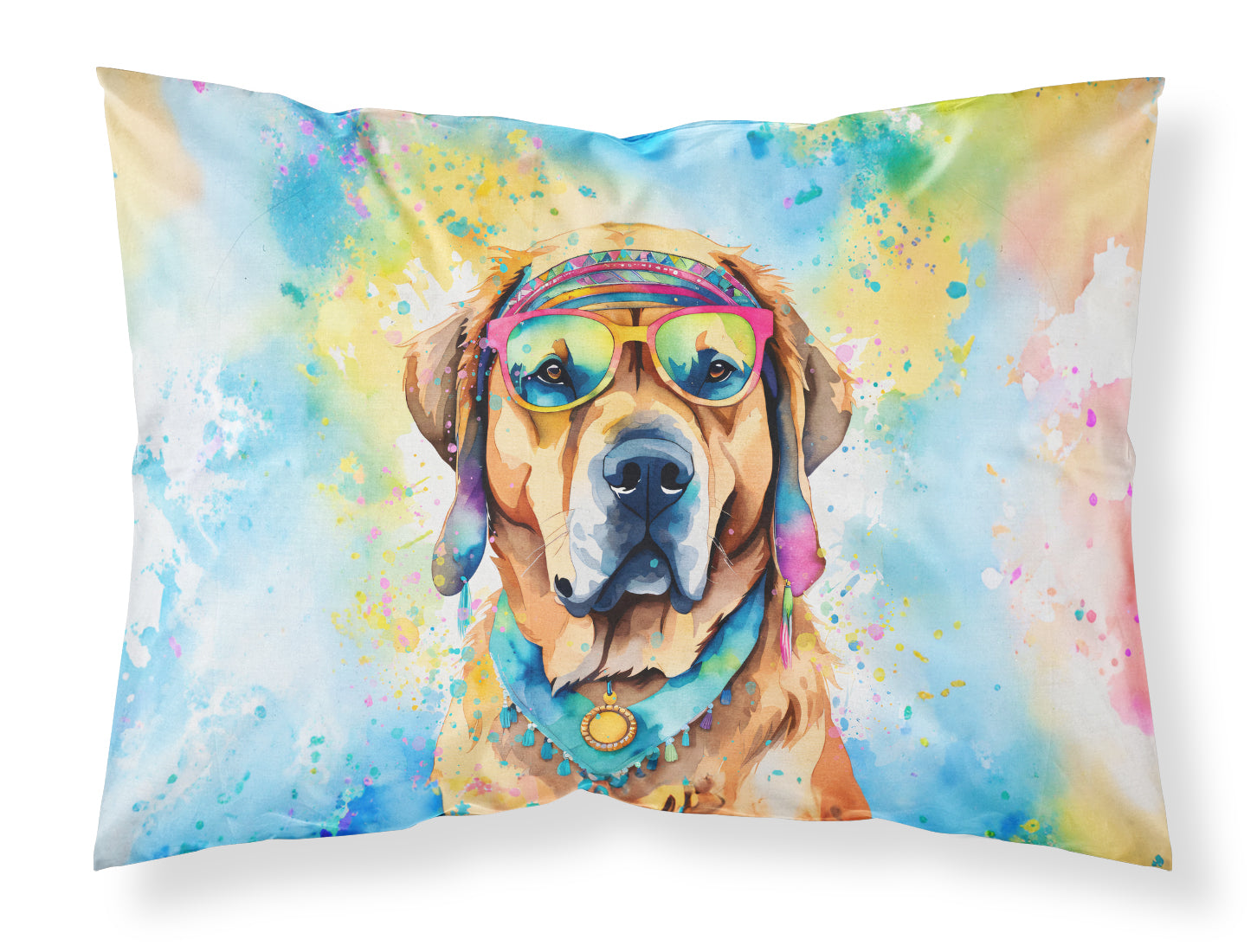 Buy this Mastiff Hippie Dawg Standard Pillowcase