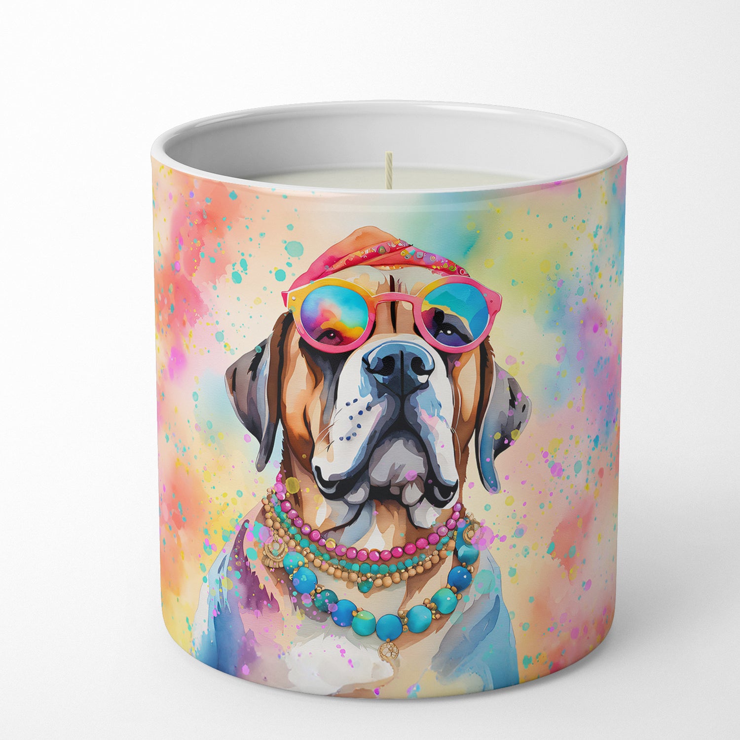 Buy this Mastiff Hippie Dawg Decorative Soy Candle