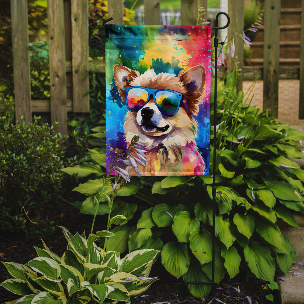 Buy this Pomeranian Hippie Dawg Garden Flag