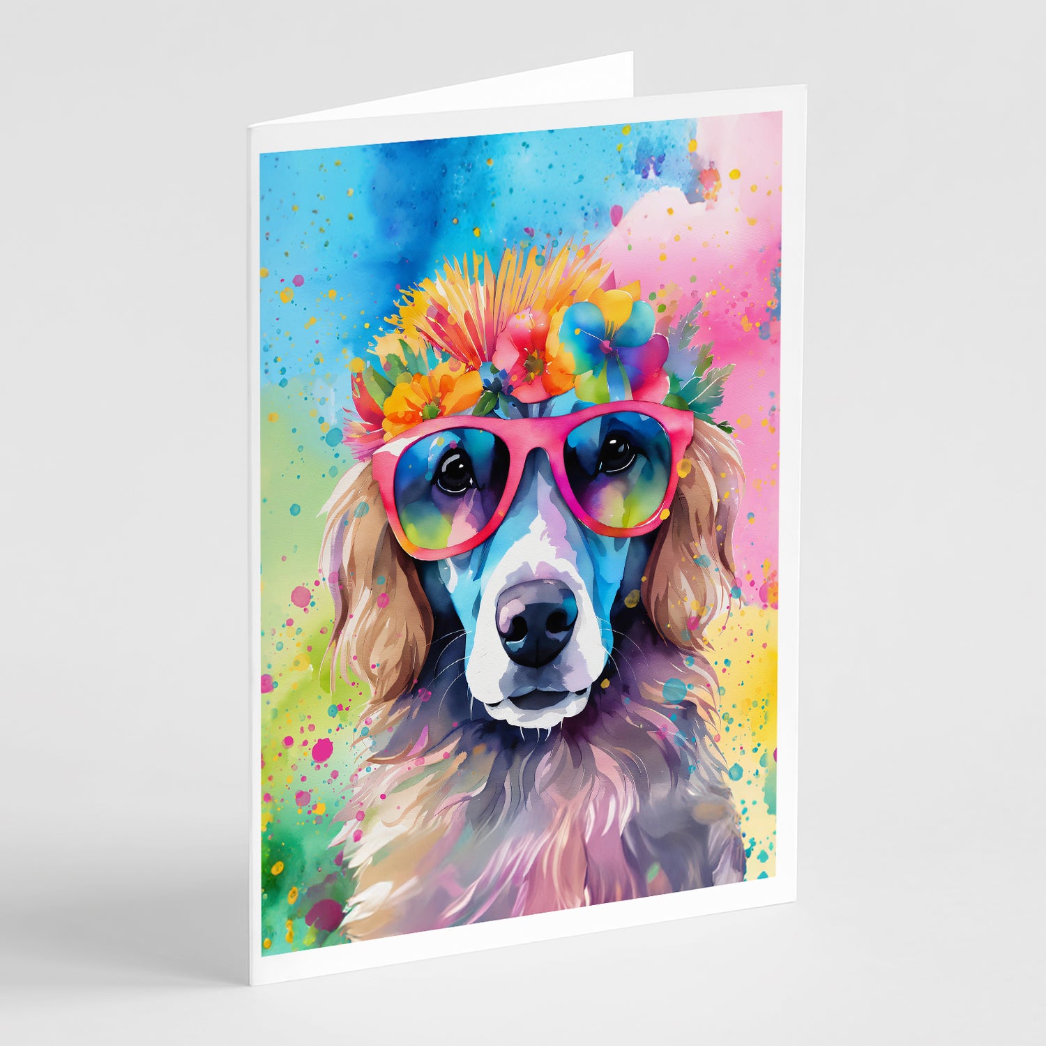 Buy this Poodle Hippie Dawg Greeting Cards Pack of 8