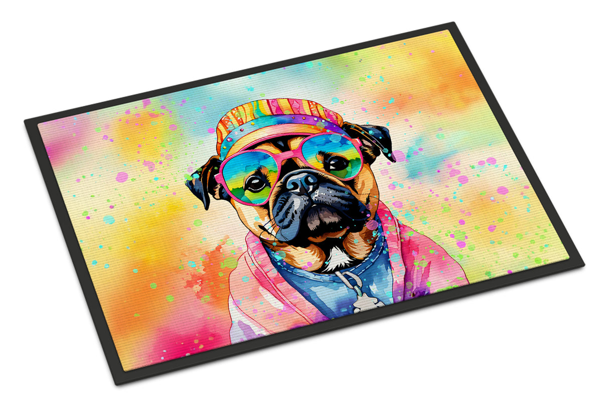 Buy this Pug Hippie Dawg Doormat