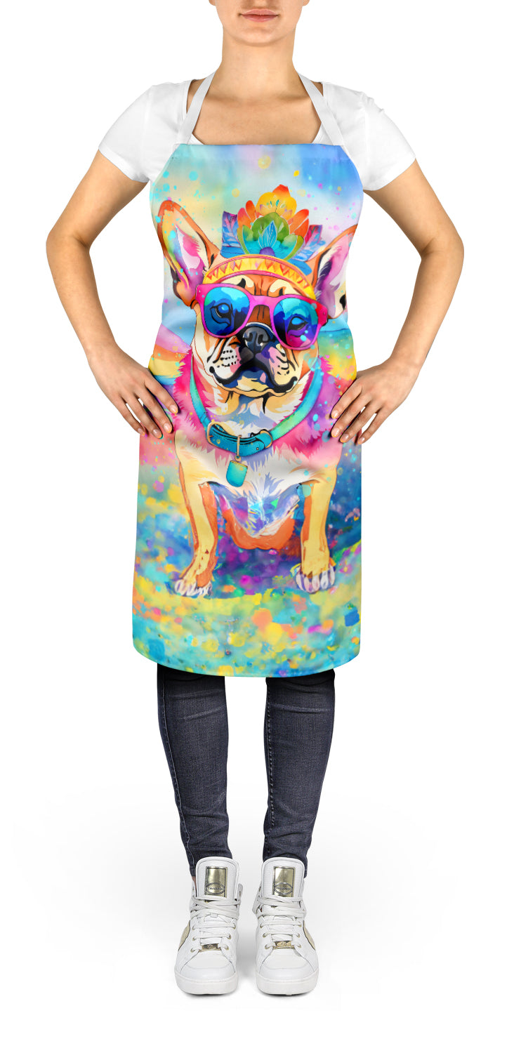 Caroline's Treasures Pug Hippie Dawg Apron – Artist-Designed Kitchen, BBQ & Craft Apron