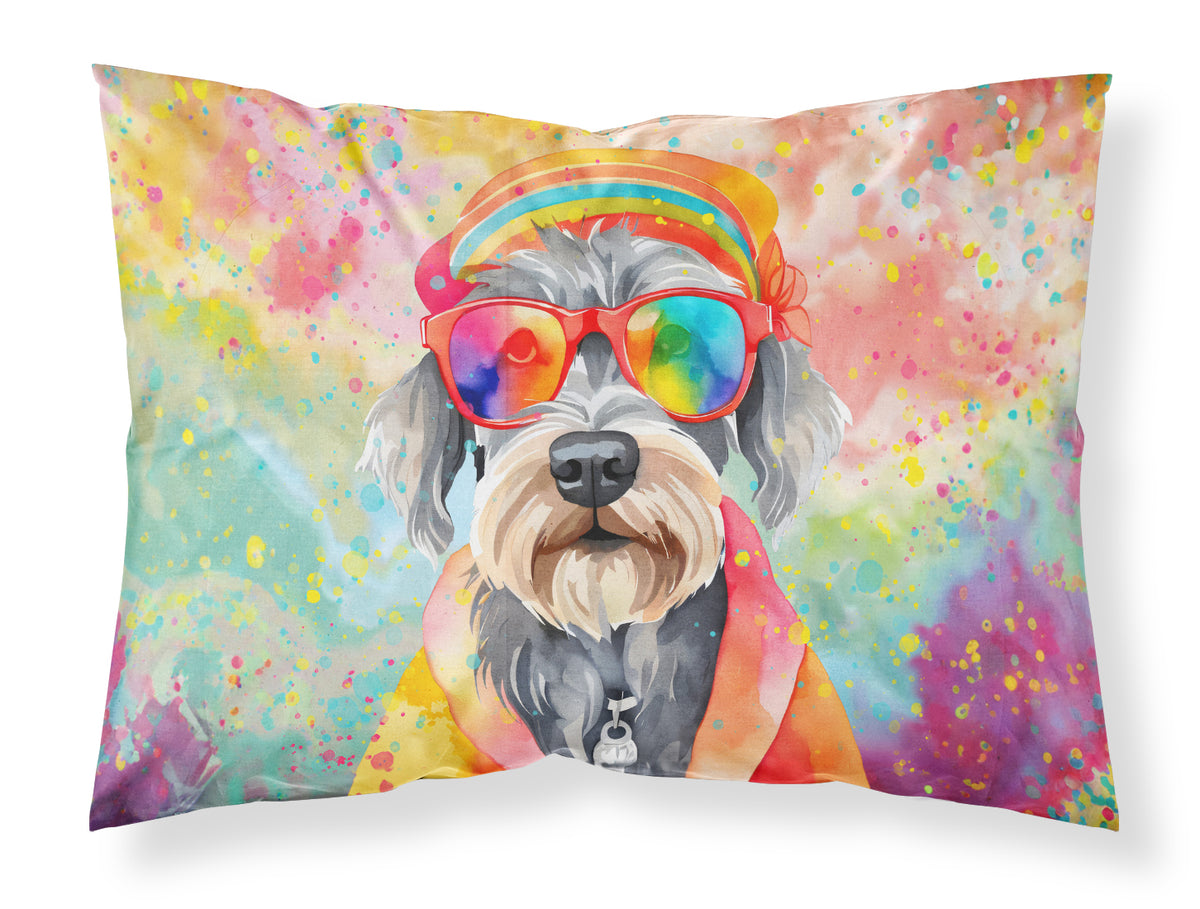 Buy this Schnauzer Hippie Dawg Standard Pillowcase