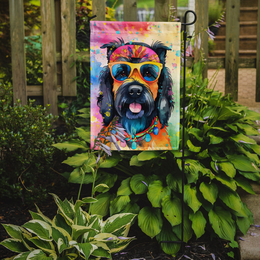 Scottish Terrier Hippie Dawg Garden Flag