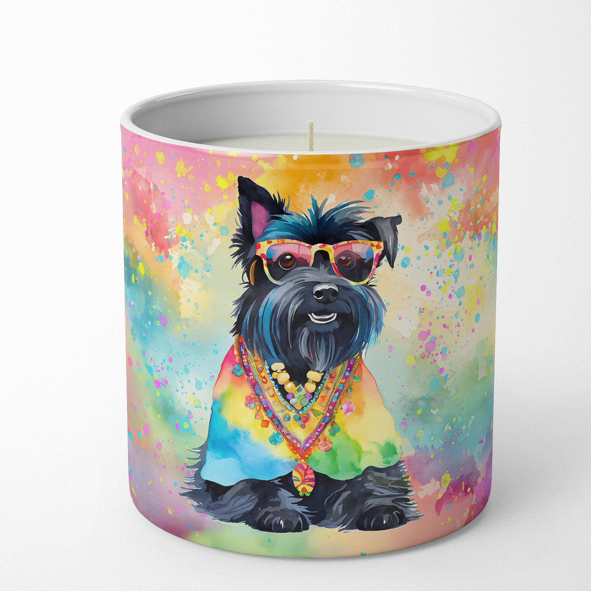 Buy this Scottish Terrier Hippie Dawg Decorative Soy Candle