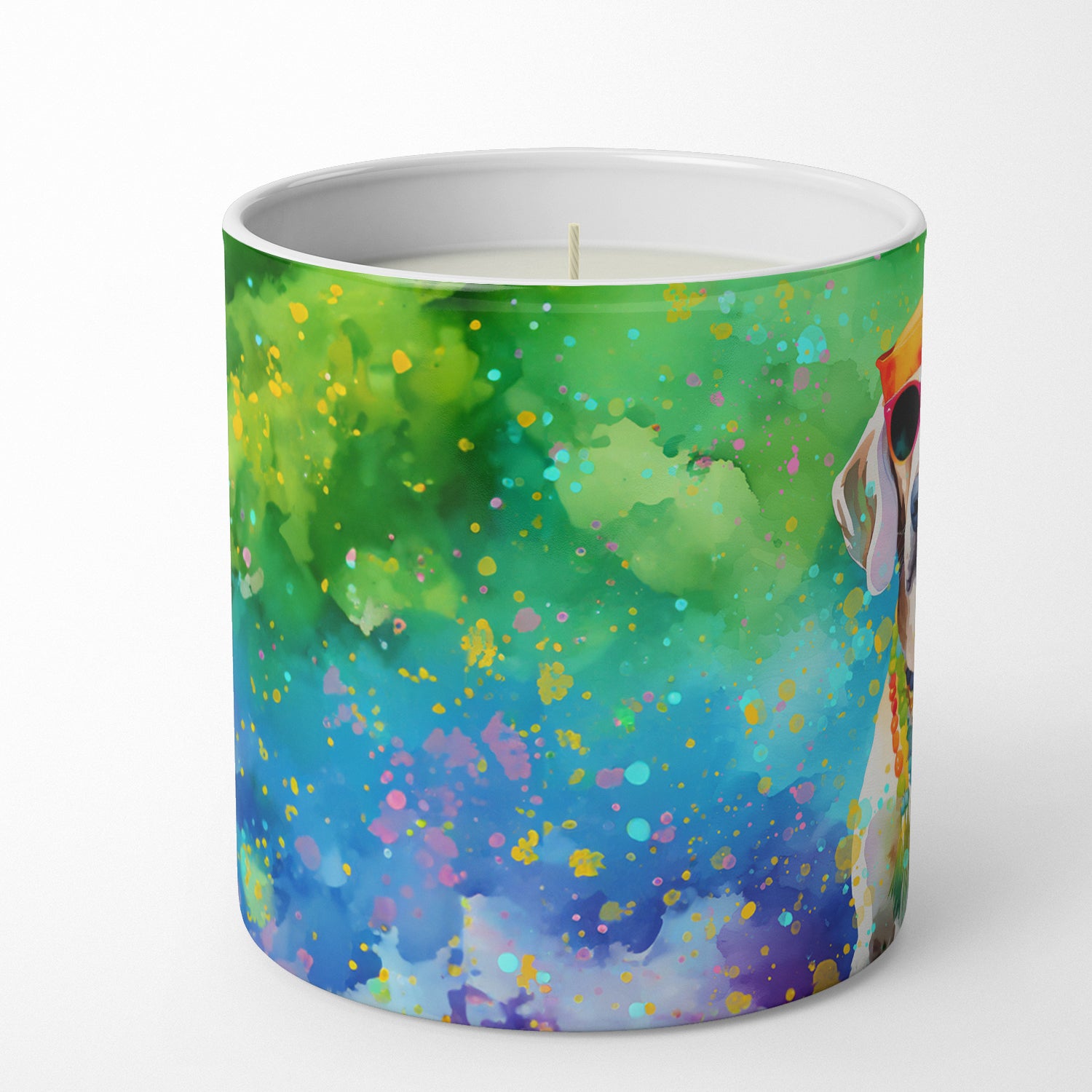 Weimaraner Hippie Dawg Decorative Soy Candle