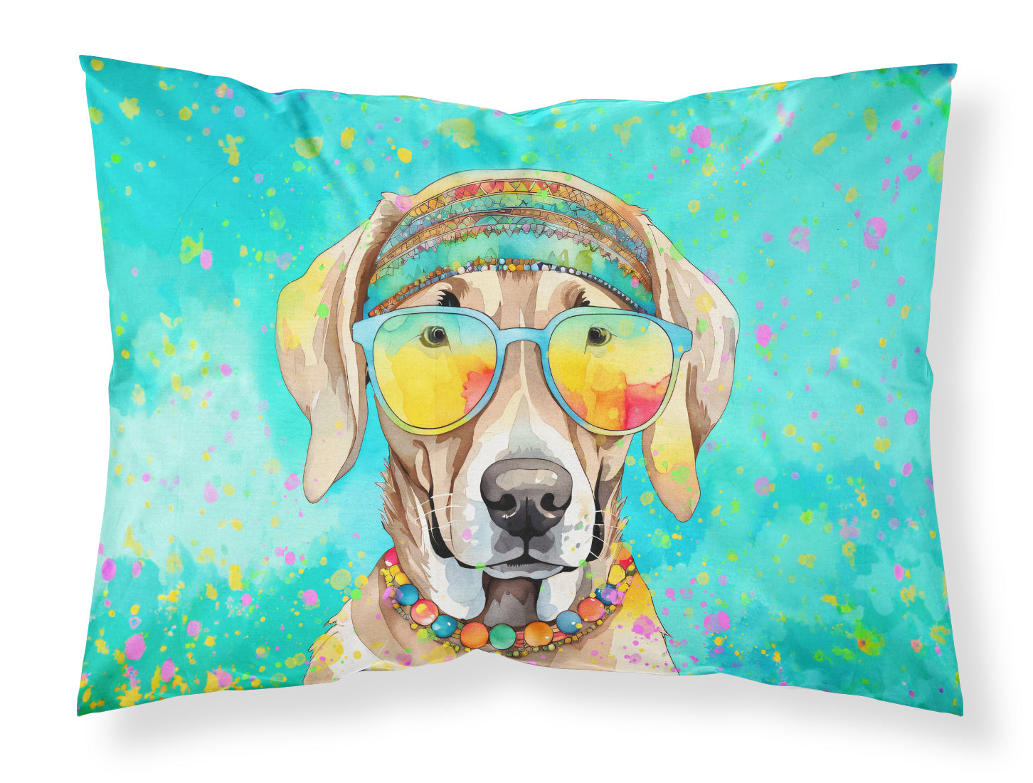 Buy this Weimaraner Hippie Dawg Standard Pillowcase