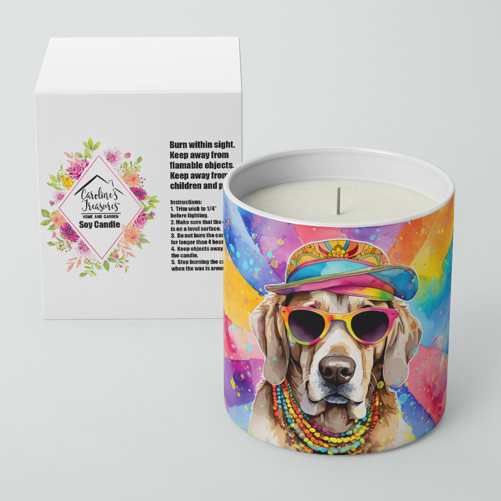 Caroline's Treasures Weimaraner Hippie Dawg Decorative Soy Candle