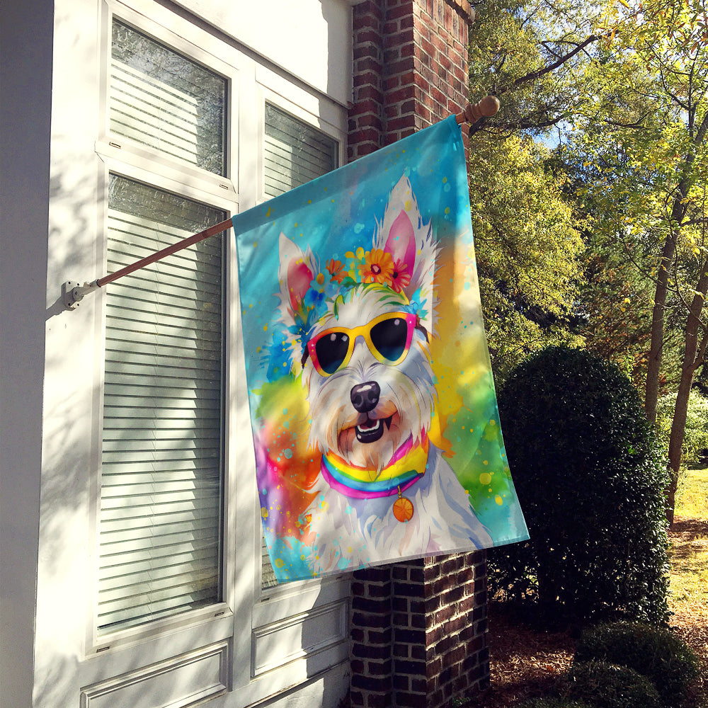 Buy this Westie Hippie Dawg House Flag