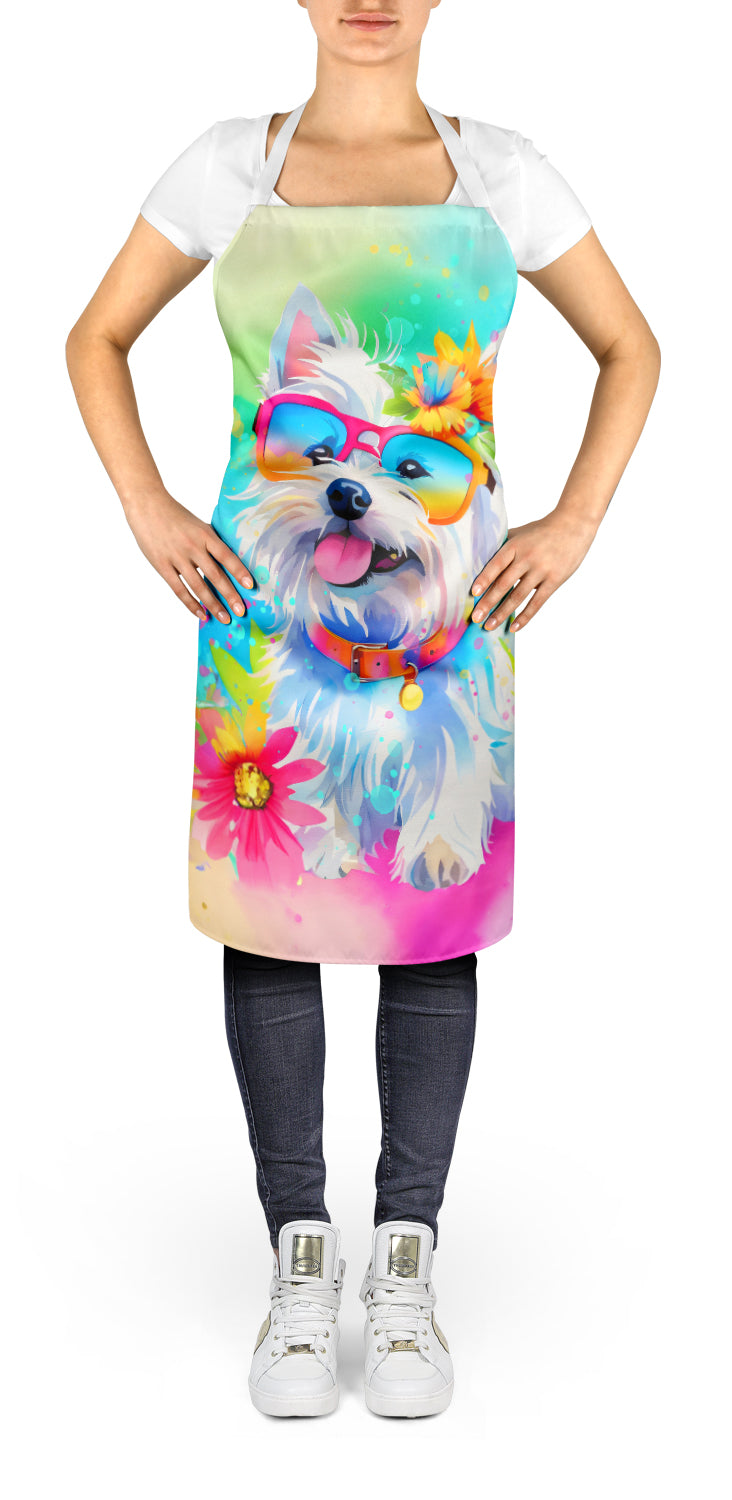 Caroline's Treasures Westie Hippie Dawg Apron – Artist-Designed Kitchen, BBQ & Craft Apron
