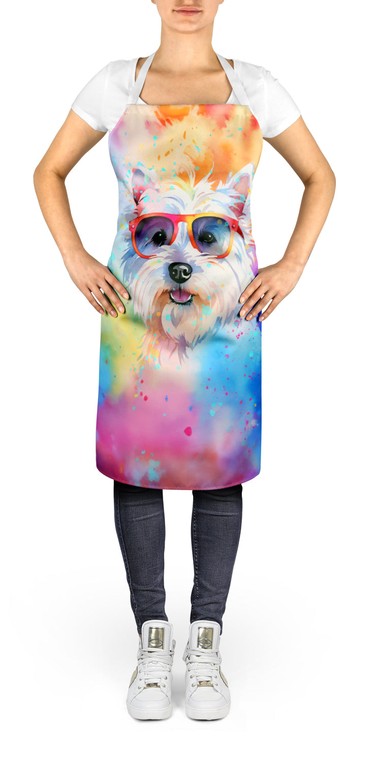 Caroline's Treasures Westie Hippie Dawg Apron – Artist-Designed Kitchen, BBQ & Craft Apron